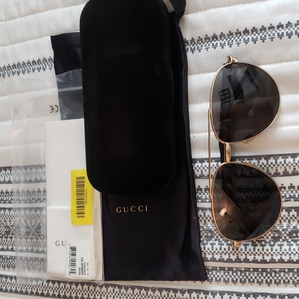 Gucci GG0054S Aviator Sunglasses